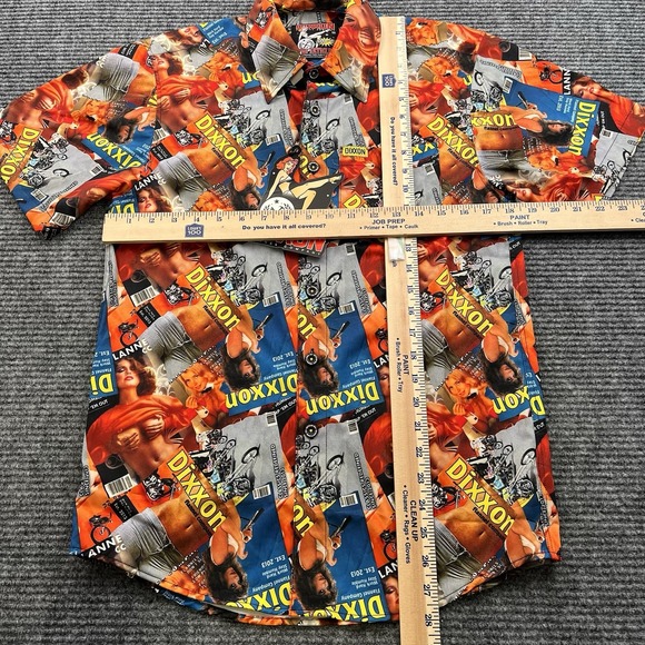 Dixxon Flannel Co Shirt Mens Extra Small Button Up The Artigles Pin Up Girls NWT - Picture 3 of 4